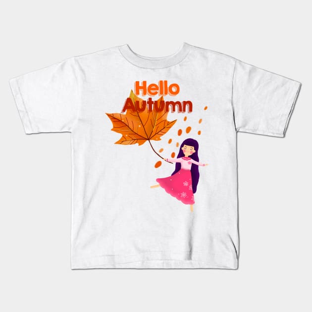 Little Girl Kids T-Shirt by yvi